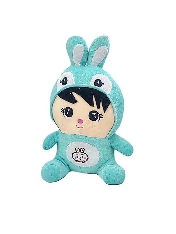 Blue_Bunny_Rabbit_with_Cap_Doll_Toy_27cm_for_Kids