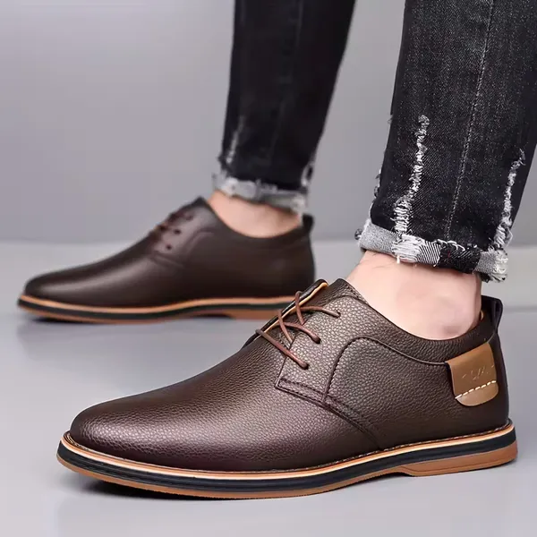 113_Brown_Syntethic_Leather_Casual_Shoes_For_Men