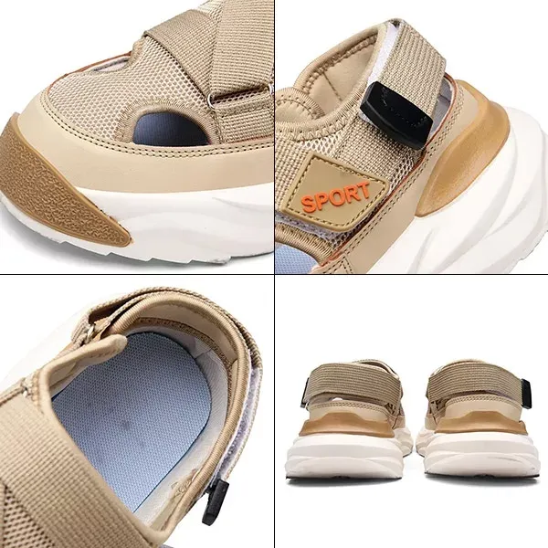 185_Tan_Mesh_Orignal_Sandal