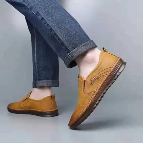 112_Beige_Syntethic_Leather_Casual_Shoes_For_Men