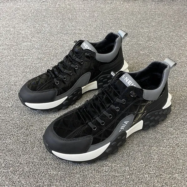 101_Black_Syntethic_Leather_Sneaker_For_Men