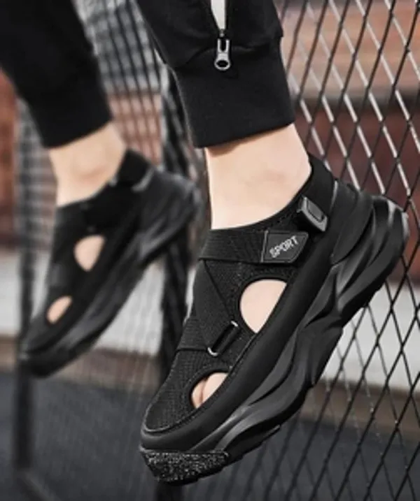 185_Black_Mesh_Orignal_Sandal