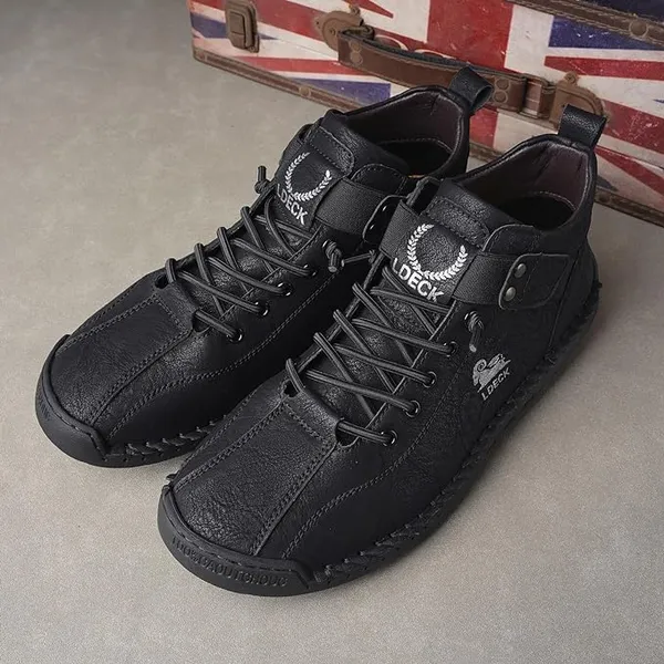 102_Black_Syntethic_Leather_Boot_For_Men