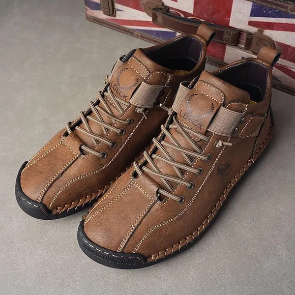 102_Brown_Syntethic_Leather_Boot_For_Men