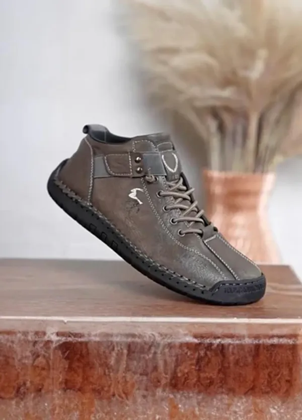 102_Brown_Syntethic_Leather_Boot_For_Men