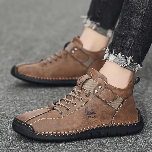 102_Brown_Syntethic_Leather_Boot_For_Men