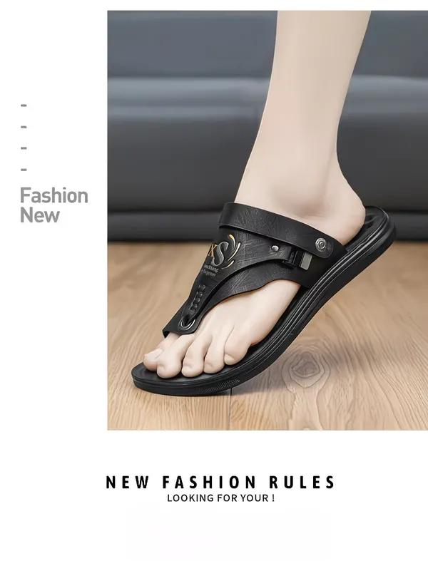 555_Black_Mens_Casual_Sandals