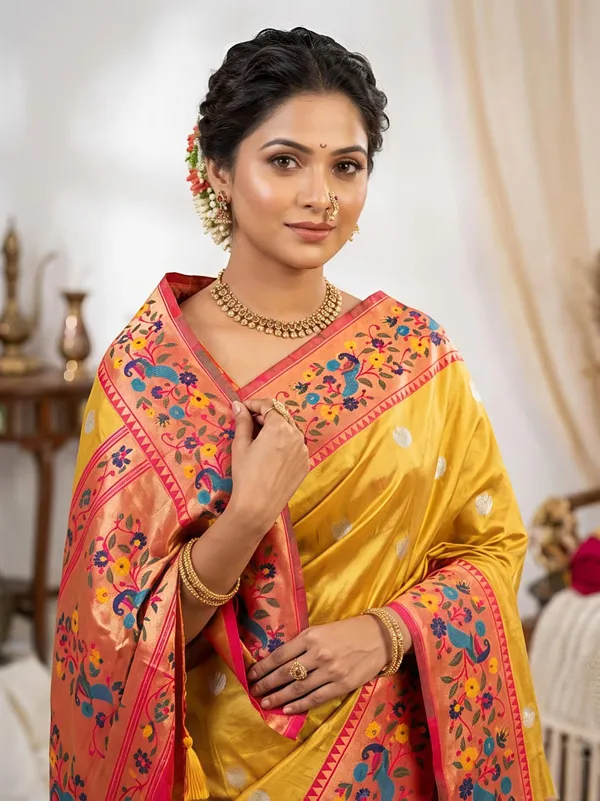 Yellow_tissue_silk_Premium_Digital_Print_For_Women
