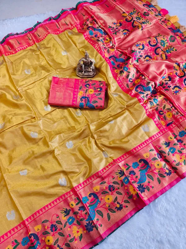 Yellow_tissue_silk_Premium_Digital_Print_For_Women