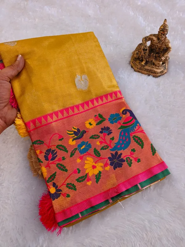 Yellow_tissue_silk_Premium_Digital_Print_For_Women
