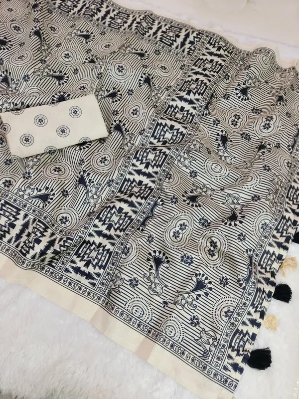 Cream_ikkat_siIK_Premium_Digital_Print_For_Women
