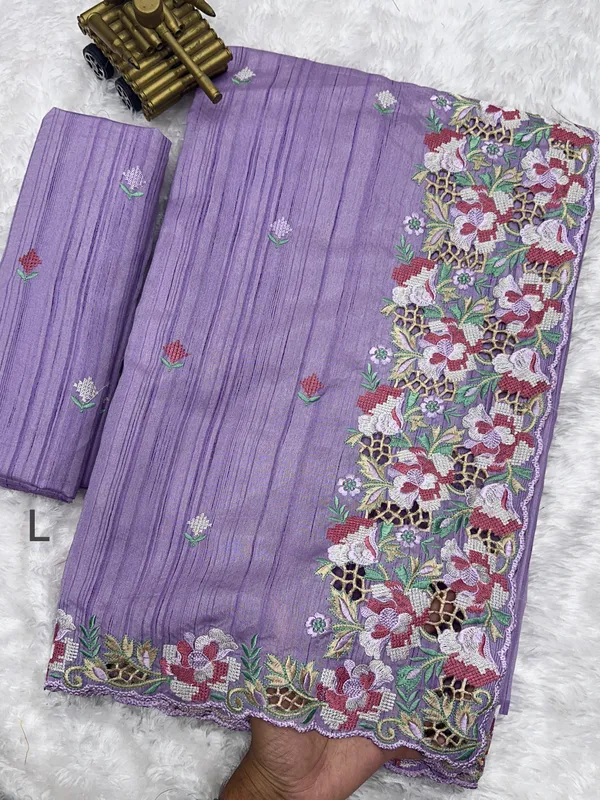 Light_Purple_Visca_Slub_Silk_Premium_Embroidered_Work_Saree_For_Women