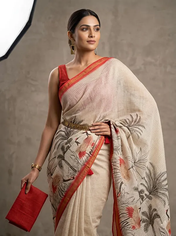 Cream_Linen_Premium_Digital_Print_For_Women