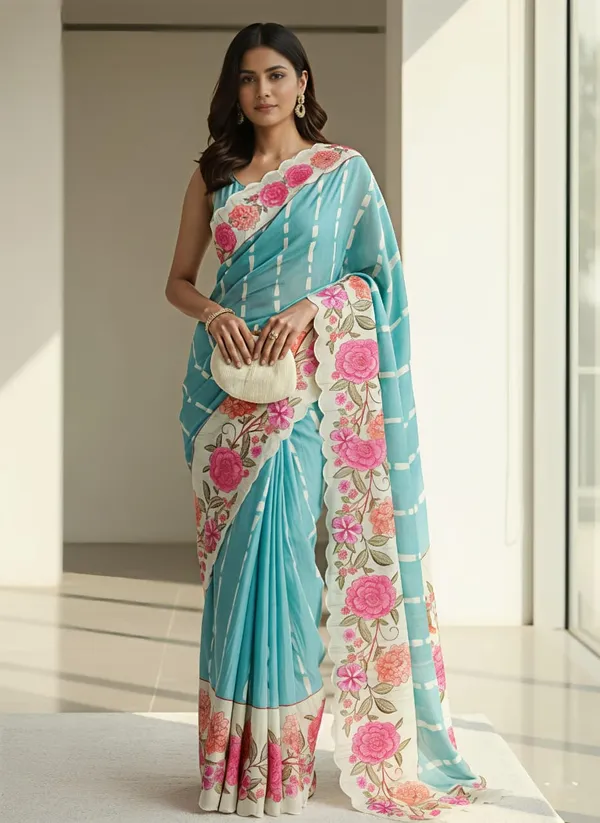 Light_Blue_Linen_Premium_Digital_Print_For_Women