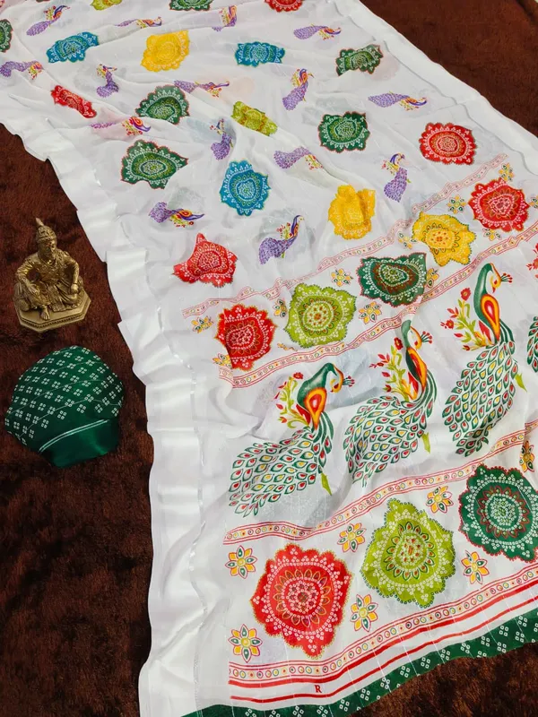 Green_georgette_Premium_Digital_Print_For_Women