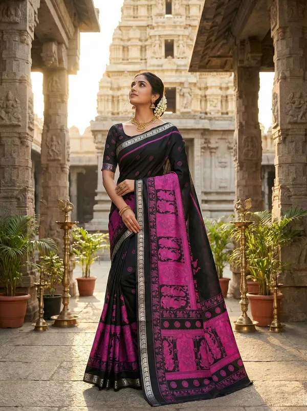 Pink_mull_mull_cotton_Premium_kalamkari_print_For_Women