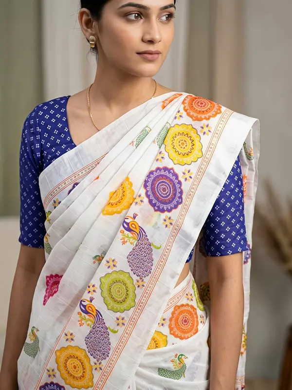 Light_Blue_georgette_Premium_Digital_Print_For_Women
