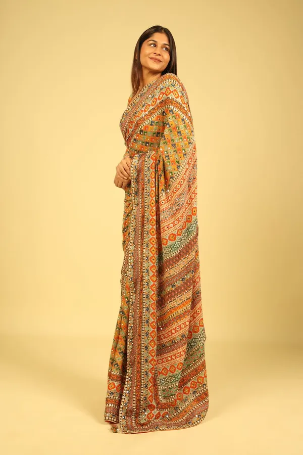 Golden_Masakali_Georgette_Premium_Digital_Print_&_Mirror_Work_Saree_For_Women