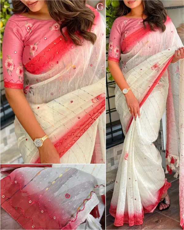 Red_Saree_-Gadhwal_Linen_Cotton_Premium_Digital_Print_Saree_For_Women