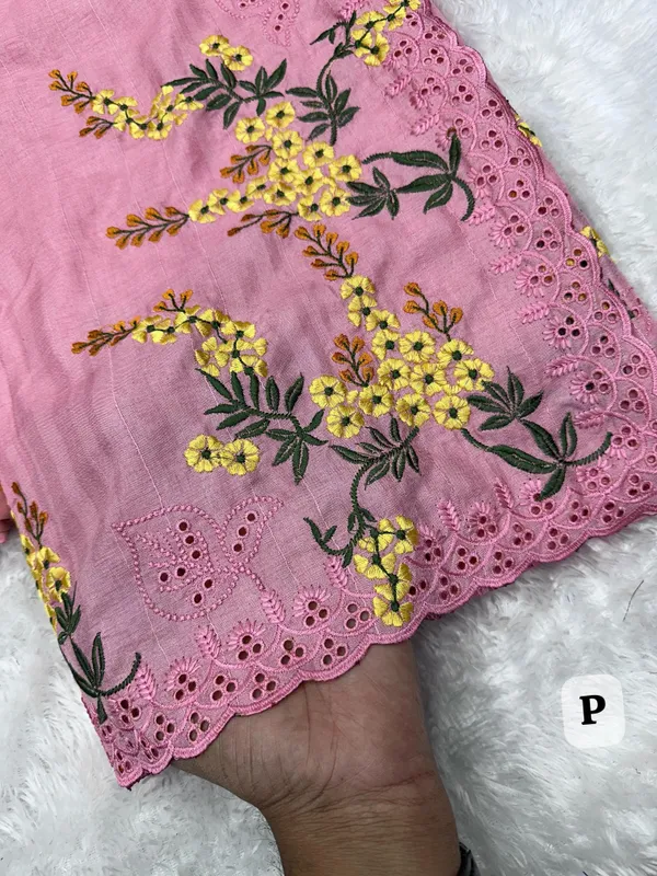 Pink_Tusser_Cotton_Premium_Embroidered_Work_Saree_For_Women
