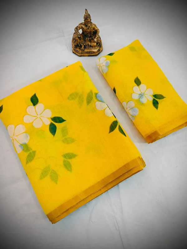Yellow_Linen_Premium_Flora_Digital_Print_For_Women