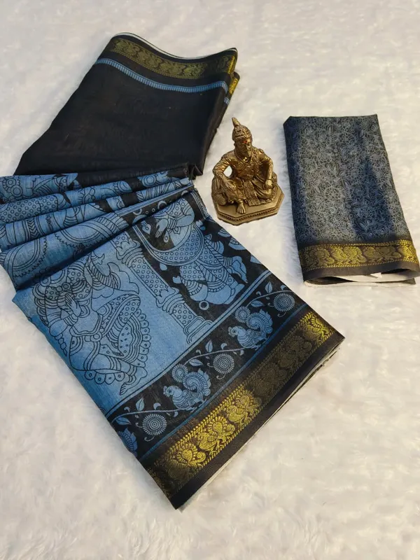 Purple_mull_mull_cotton_Premium_kalamkari_print_For_Women