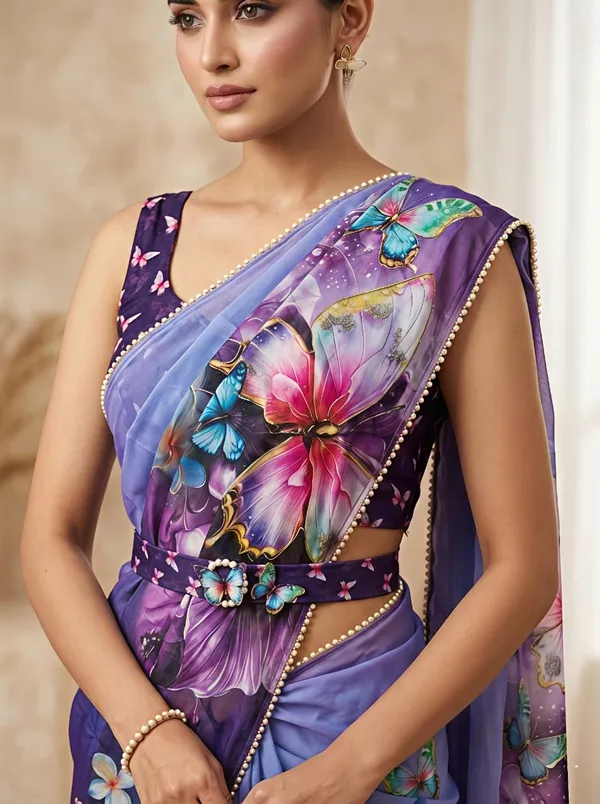 Drak_Yellow_georgette_Premium_Digital_Print_For_Women