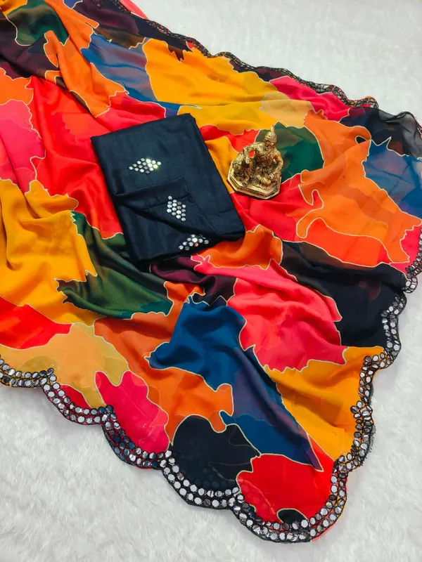 Multi_Colour_georgette_Premium_Digital_Print_For_Women