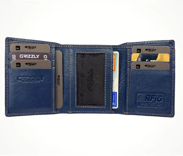 Navy__Blue_Trendy_Genuine_Leather_Wallet_For_Men_&_Women