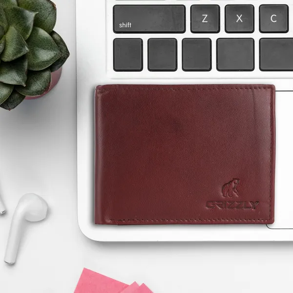 Red_Trendy_Genuine_Leather_Wallet_For_Men