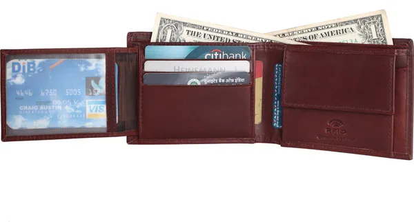 Red_Trendy_Genuine_Leather_Wallet_For_Men