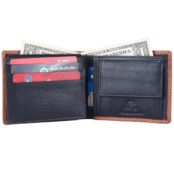 Brown_&_Black_Trendy_Genuine_Leather_Wallet_For_Men