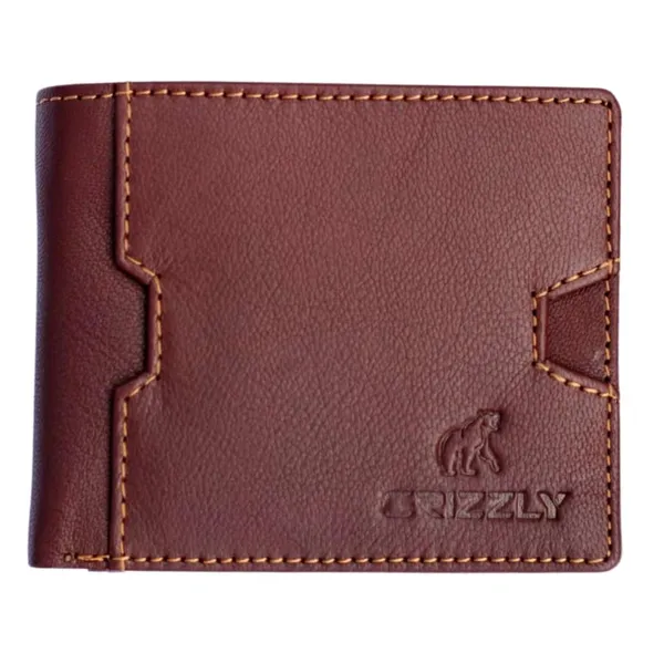 Maroon_Trendy_Genuine_Leather_Canvas_Wallet_For_Men