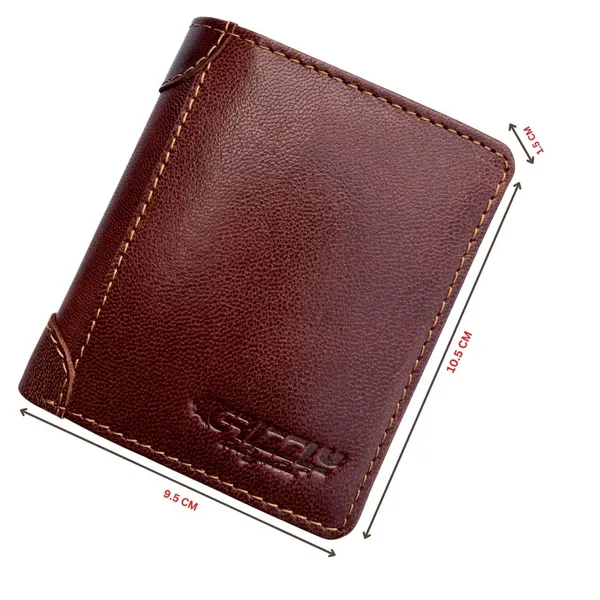 Grizzly__Mens_Combo_Genuine__Leather_Wallet_And_Belt