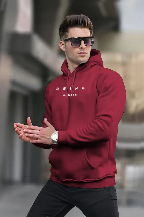 Maroon_Premium_Pure_Cotton_Hoodie_For_Men
