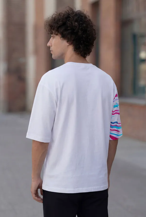 BEING_WANTED_Tie_&_Dye_Men_Round_Neck_Multicolor_T-Shirt