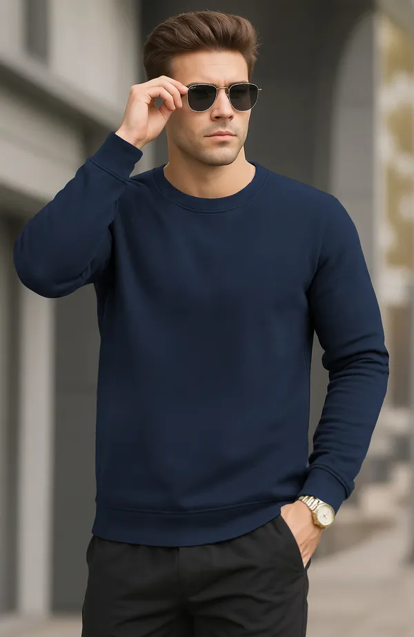 Dark_Blue_Premium_Pure_Cotton_Full_Sleeve_Sweatshirt_For_Men