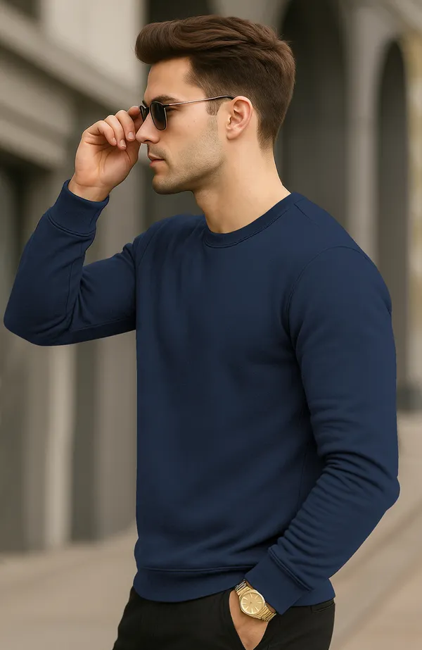 Dark_Blue_Premium_Pure_Cotton_Full_Sleeve_Sweatshirt_For_Men