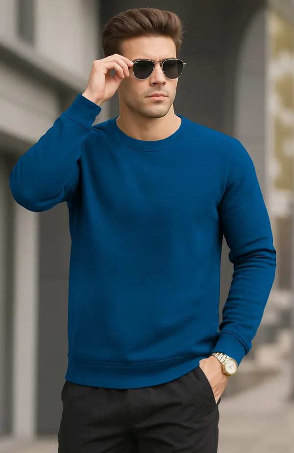 Blue_Premium_Pure_Cotton_Full_Sleeve_Sweatshirt_For_Men