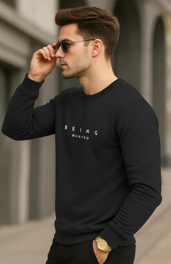 Black_Premium_Pure_Cotton_Full_Sleeve_Sweatshirt_For_Men