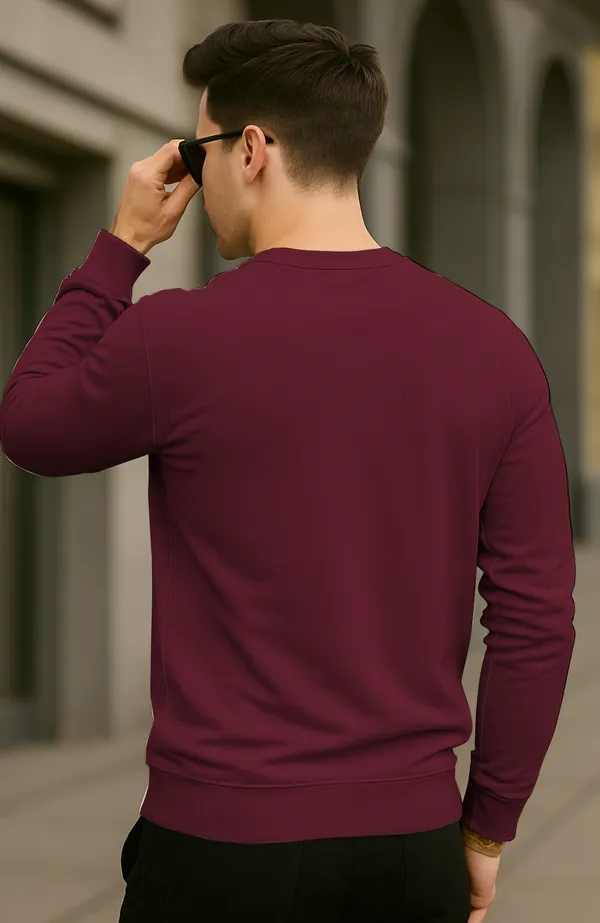 Maroon_Premium_Pure_Cotton_Full_Sleeve_Sweatshirt_For_Men
