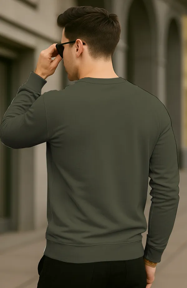 Dark_Green_Premium_Pure_Cotton_Full_Sleeve_Sweatshirt_For_Men