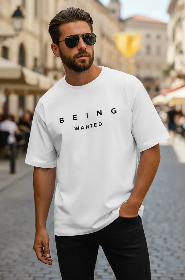 BEING_WANTED_Typography_Men_Round_Neck_White_T-Shirt