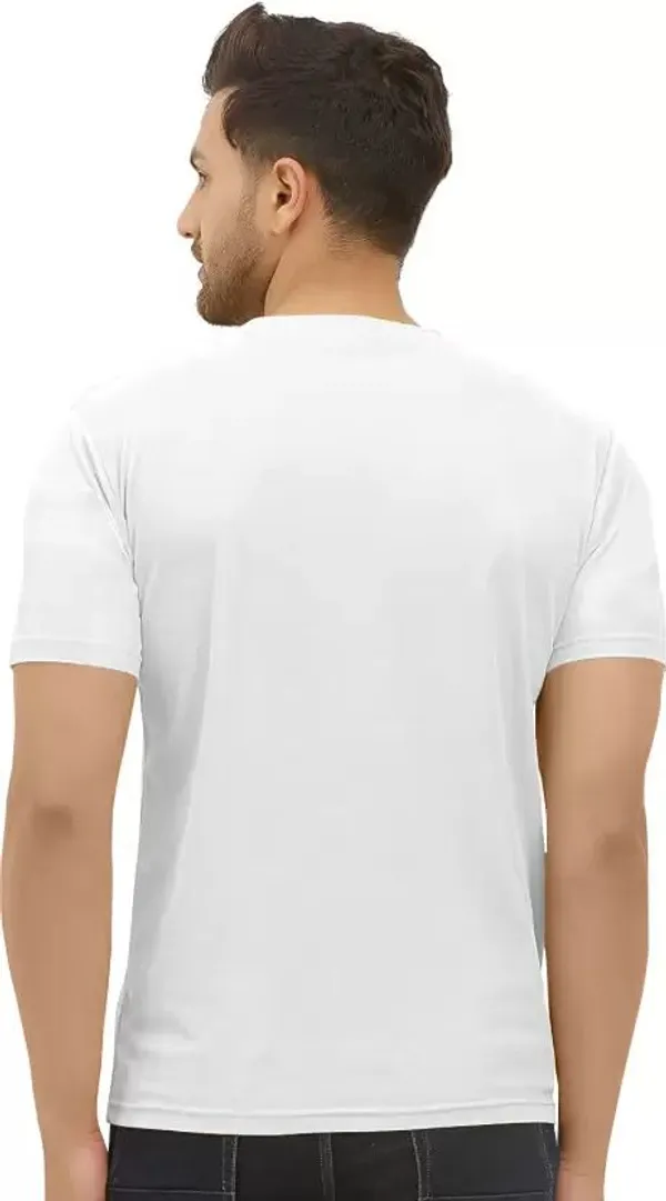 BEING_WANTED_Solid_Men_Round_Neck_White_T-Shirt