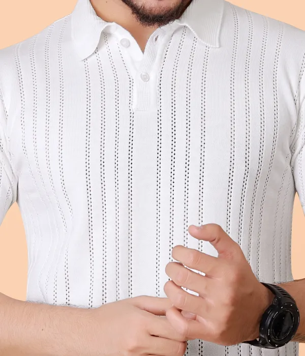 White_Cotton_Colorblock_Regular_Tshirt_For_Men
