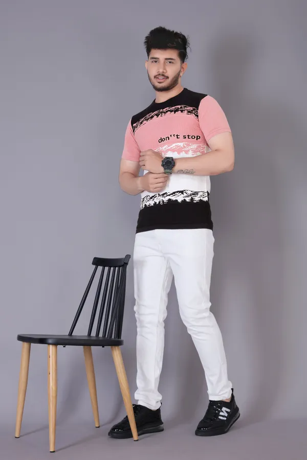 Black-Pink-White_Graphic_Textured_Knit_T-Shirt_for_Men