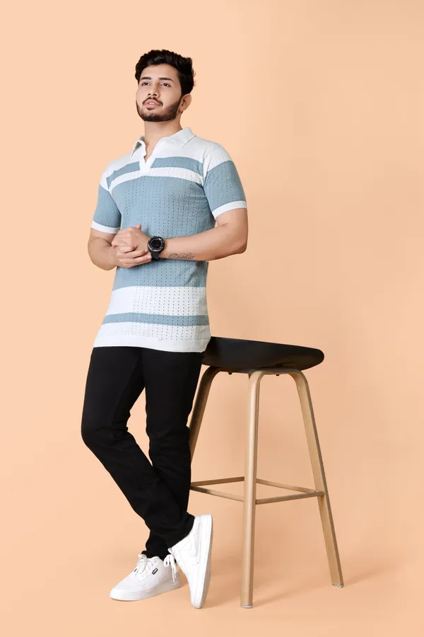 Blue-White_Cotton_Colorblock_Regular_T-Shirt_for_Men