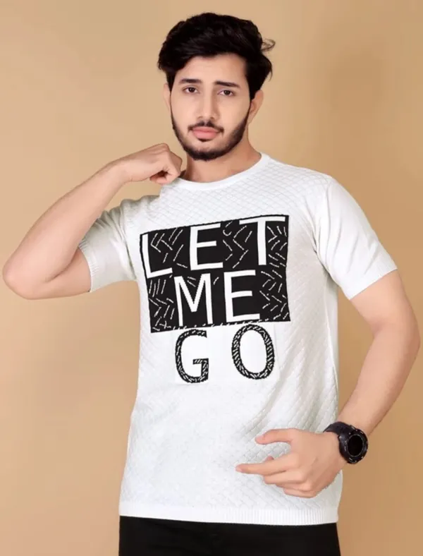 White_Cotton_Colorblock_Regular_Tshirt_For_Men