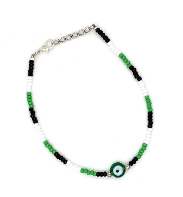 Fashion_Boho_Beads_Rice___Evileye_Beads_Colorful_Beaded_Anklet_for_Girls_Brass_Anklet