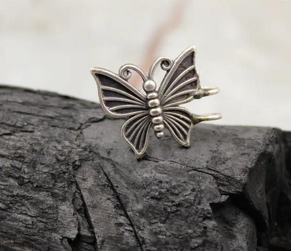 GURJARI_JEWELLERS_Oxidized_Ear_Cuffs_–_Antique_Silver_Finish_–_Adjustable_Clip-On_Earrings_–_Multiple_Designer_Styles__SET_OF_4
